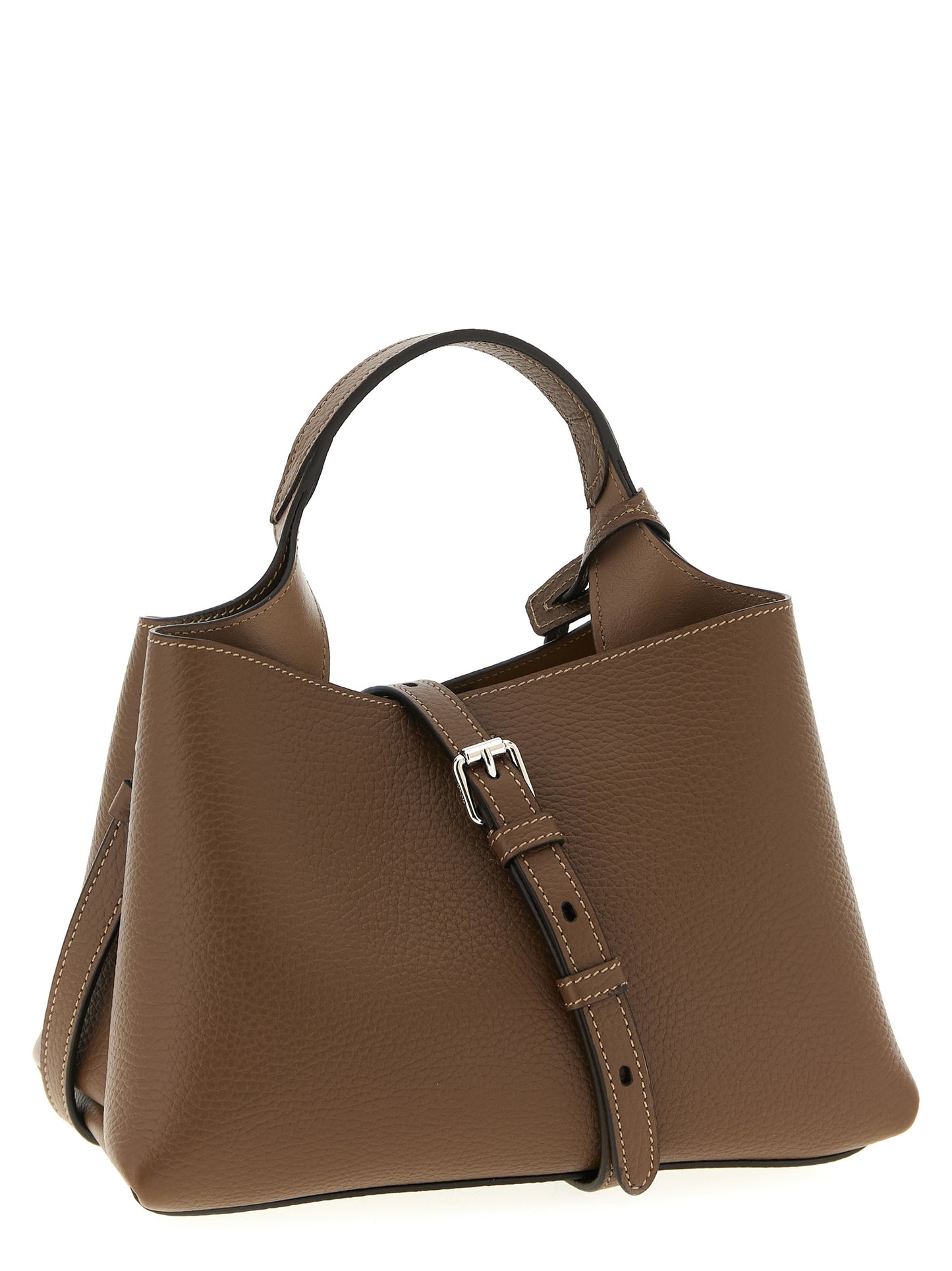 Tod's Apa Micro Handbag — Brown Leather Shoulder Bag