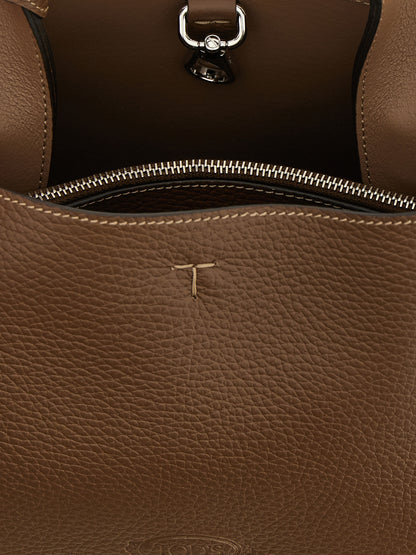Tod's Apa Micro Handbag — Brown Leather Shoulder Bag