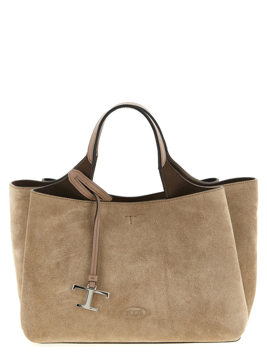 Tod's Apa Mini Handbag — Beige Suede Tote, €1,190