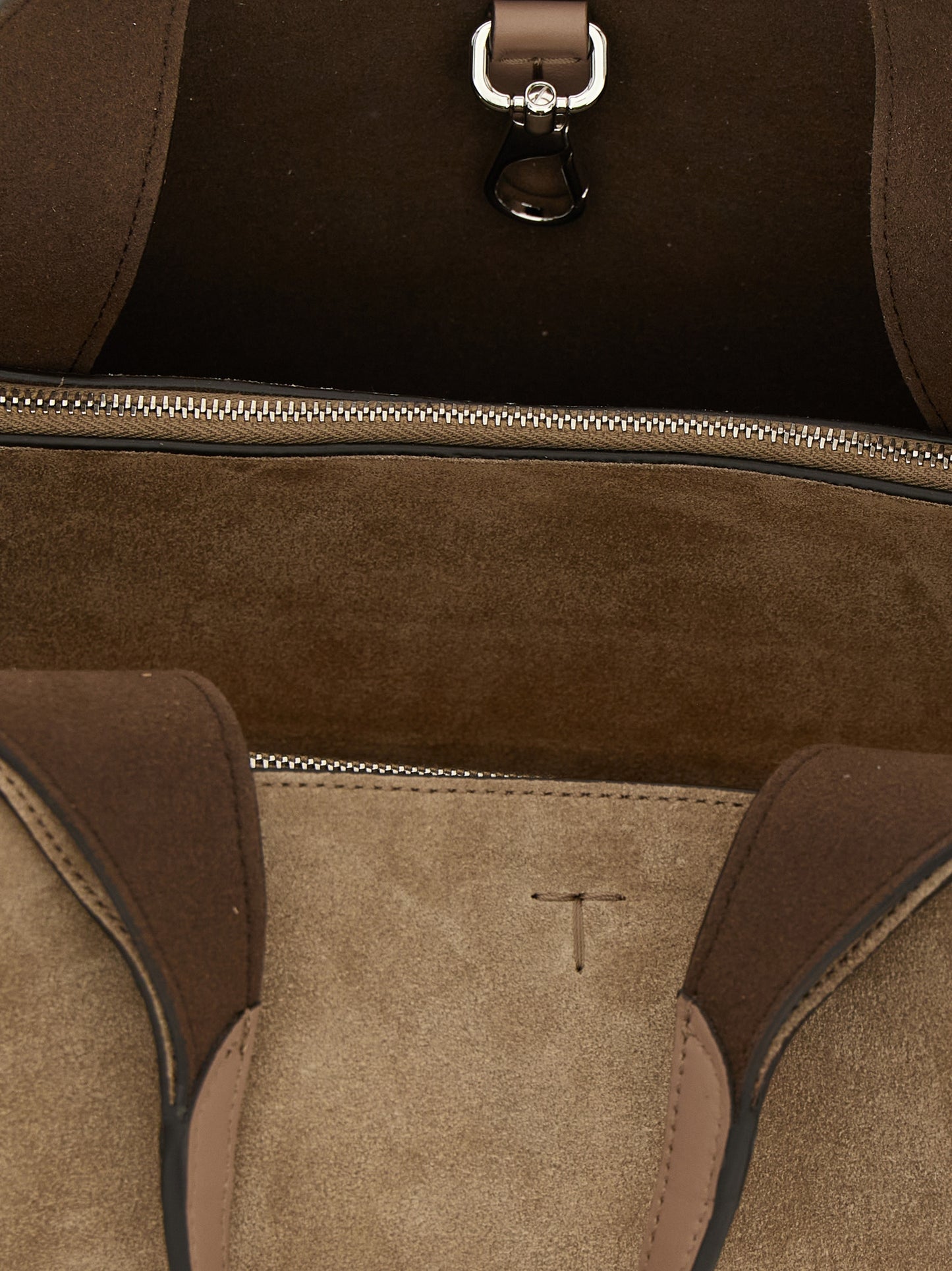 Tod's Apa Mini Handbag — Beige Suede Tote, €1,190