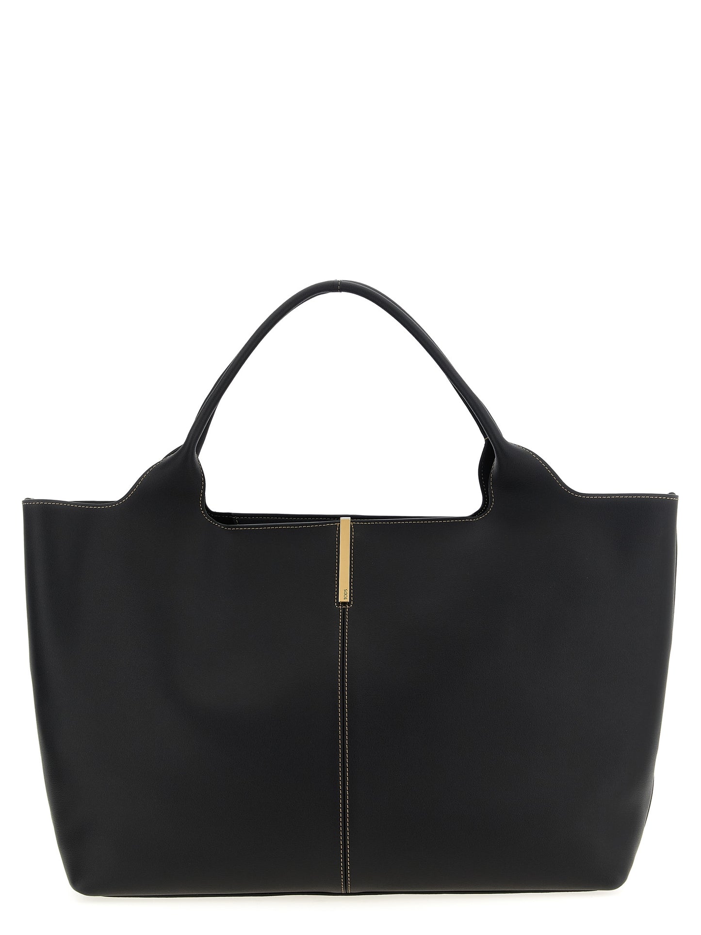 Tod's Medium Ebr Shopping Bag — Black Shopper (W48xH29cm)