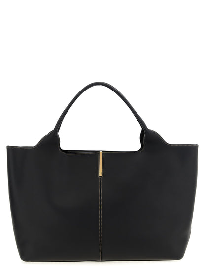 Tod's Medium Ebr Shopping Bag — Black Shopper (W48xH29cm)