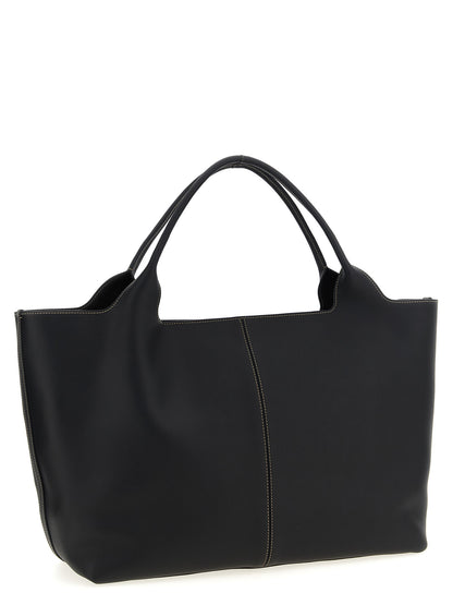 Tod's Medium Ebr Shopping Bag — Black Shopper (W48xH29cm)