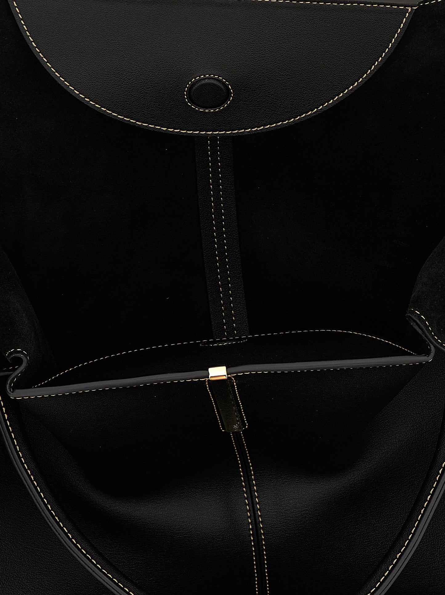 Tod's Medium Ebr Shopping Bag — Black Shopper (W48xH29cm)
