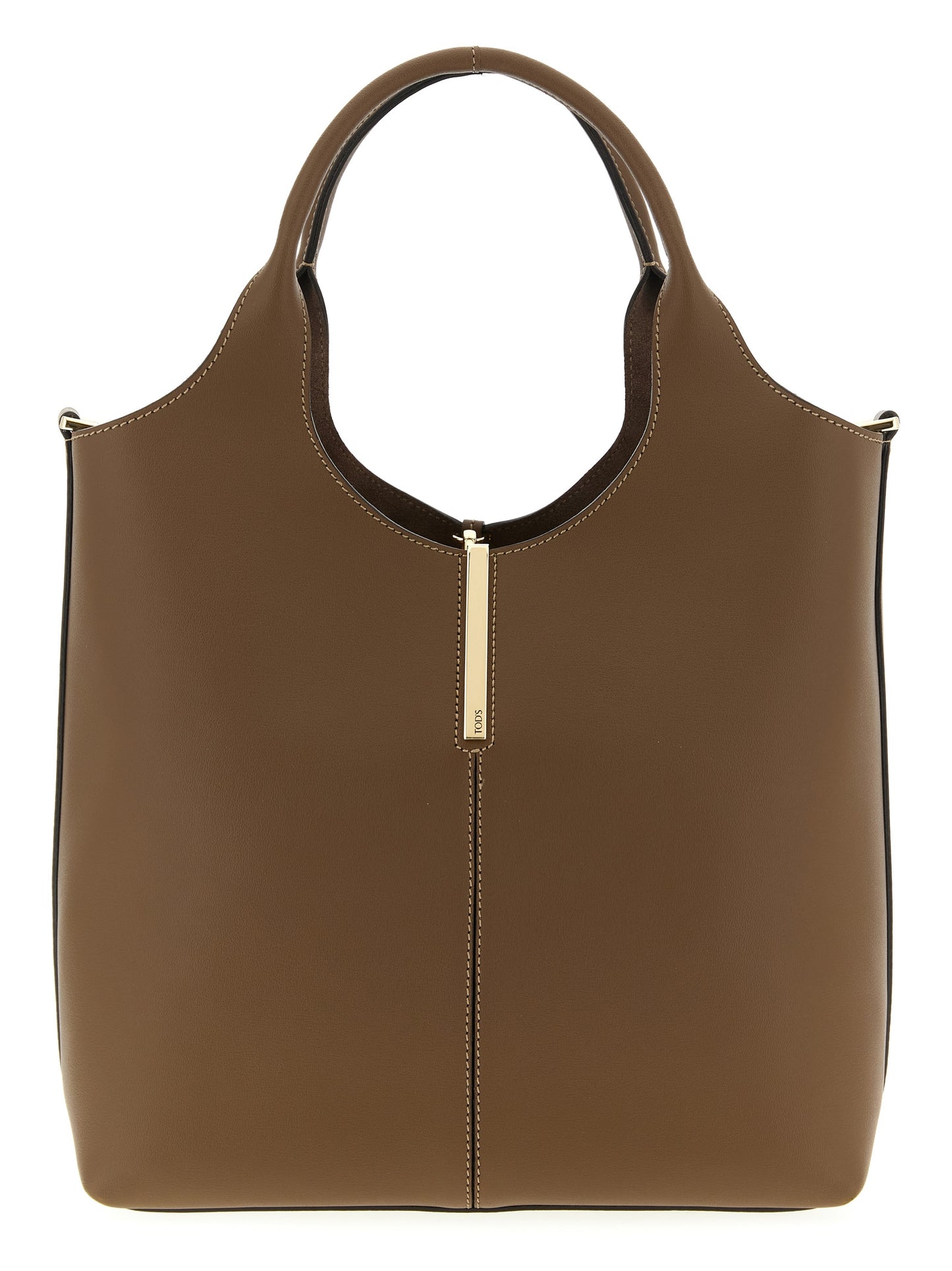 Tod's Ebr Small Handbag — Brown Leather Shoulder Bag