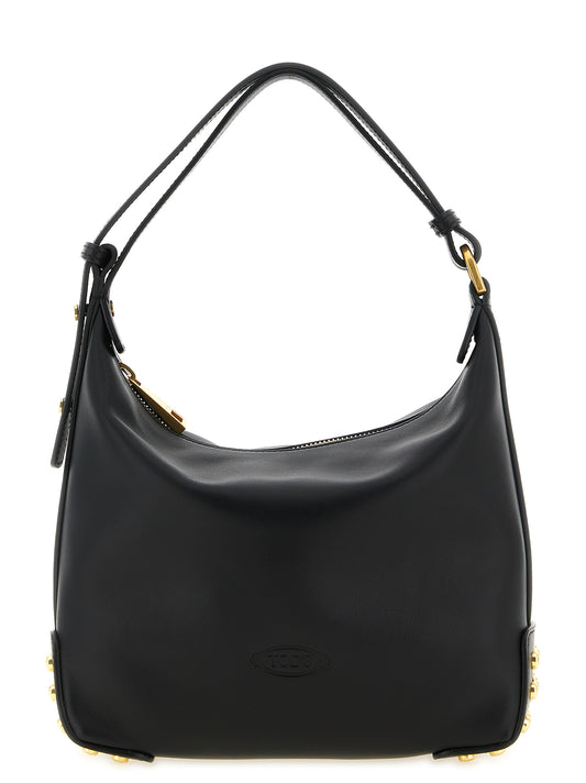 Tod's Metal Dots Mini Shoulder Bag — Black, €890
