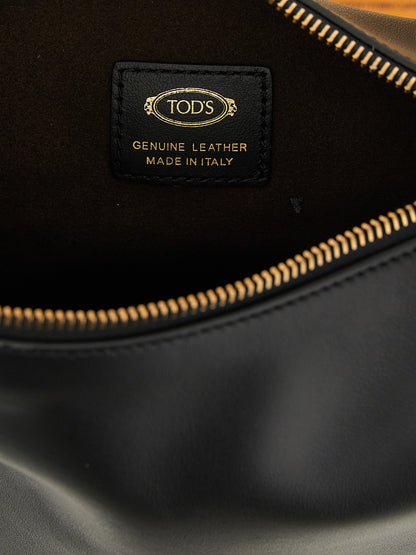 Tod's Metal Dots Mini Shoulder Bag — Black, €890