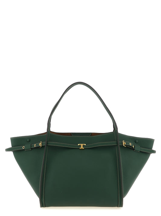 Tod's Medium Tim Shopping Bag — Green Shopper