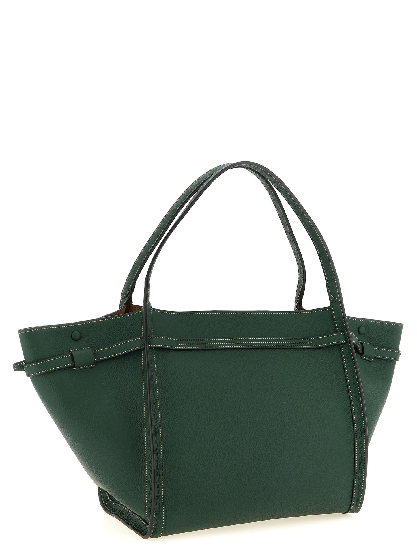 Tod's Medium Tim Shopping Bag — Green Shopper
