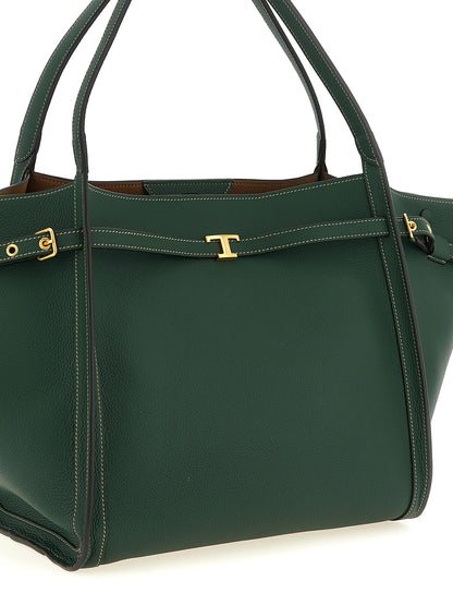 Tod's Medium Tim Shopping Bag — Green Shopper