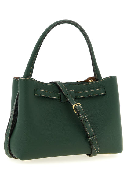 Tod's Tim Mini Handbag — Green Leather Shoulder Bag
