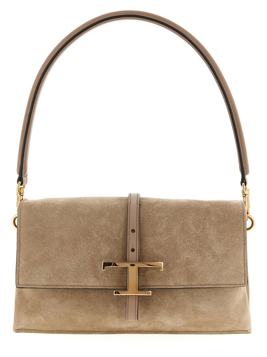 Tod's Tse Tracollina Mini Shoulder Bag — Beige, €795
