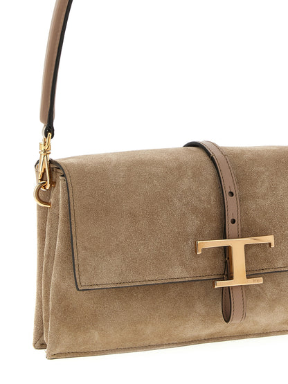 Tod's Tse Tracollina Mini Shoulder Bag — Beige, €795