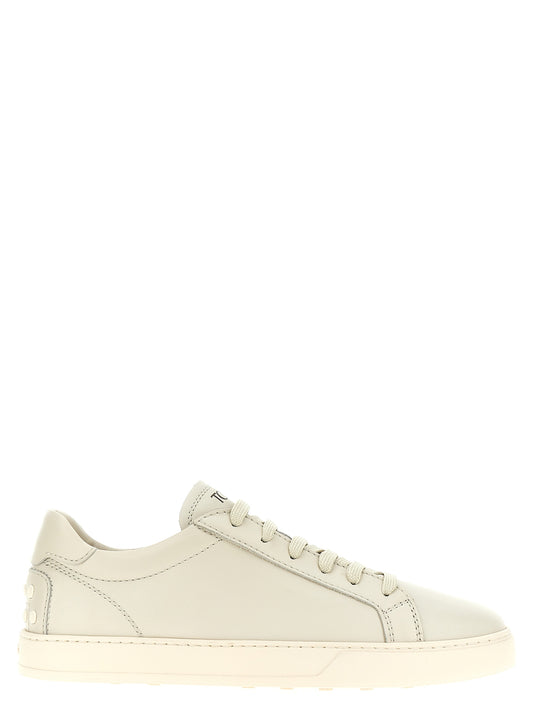Tod's Allacciata Cassetta Sneakers for Men — White Luxury