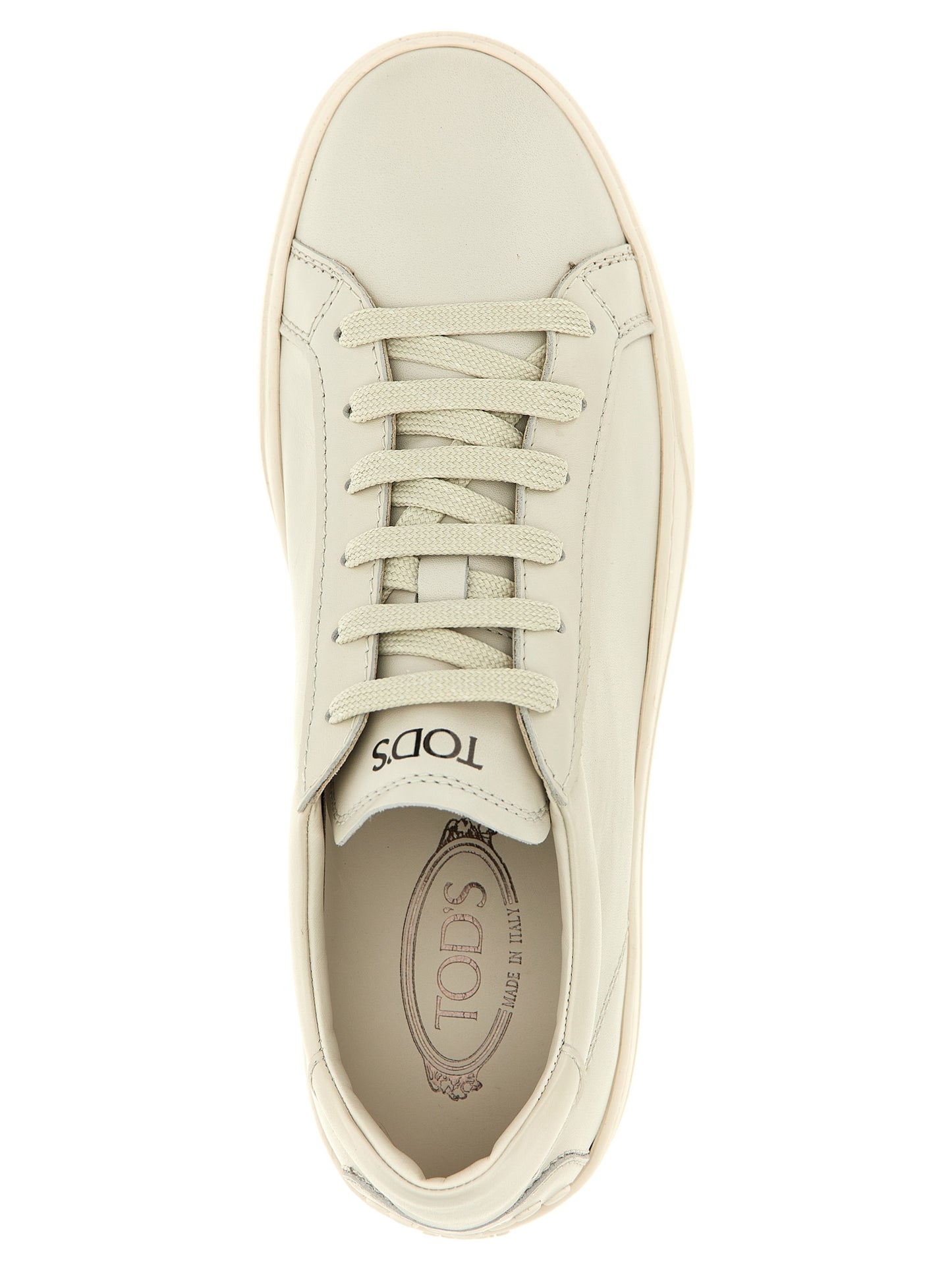 Tod's Allacciata Cassetta Sneakers for Men — White Luxury