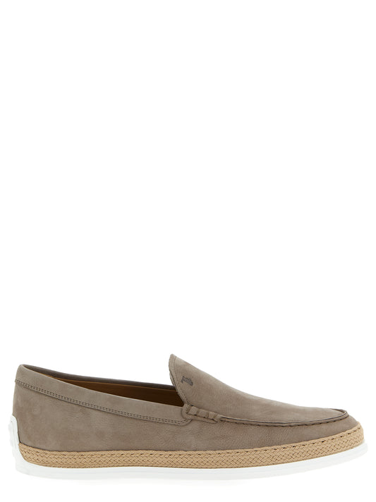 Tod's Pantofola Loafers – Beige Moccasins for Men
