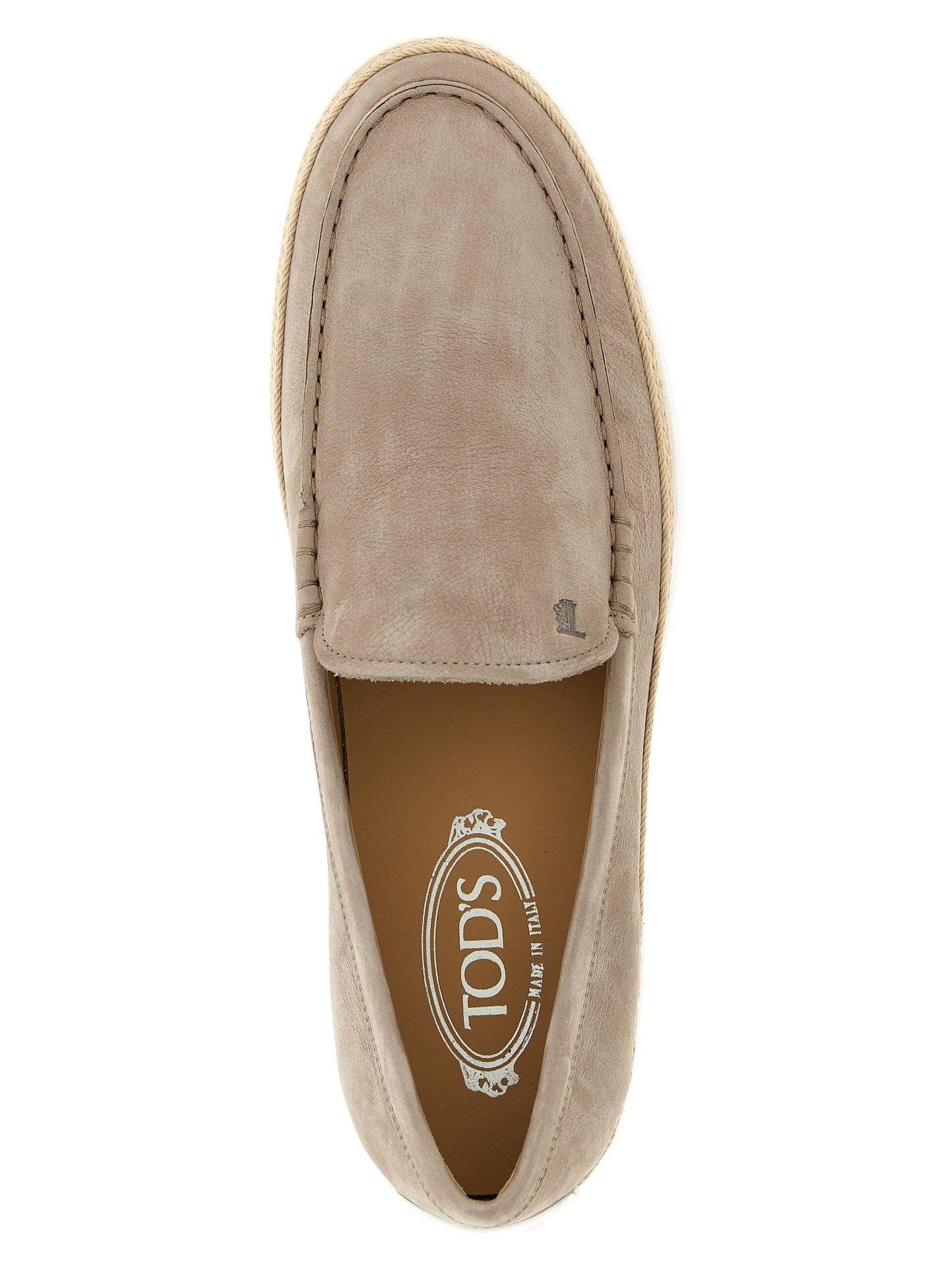 Tod's Pantofola Loafers – Beige Moccasins for Men