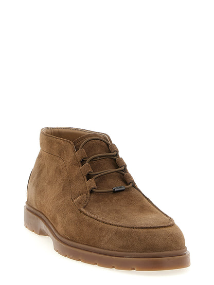 Tod's Polacchino Ankle Boots for Men — Beige Suede, From €390