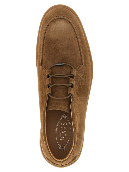 Tod's Polacchino Ankle Boots for Men — Beige Suede, From €390
