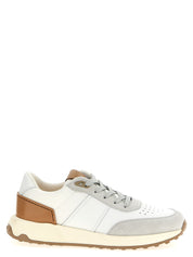 Tod's Running Sneakers for Men — White Leather & Suede