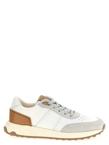 Tod's Running Sneakers for Men — White Leather & Suede
