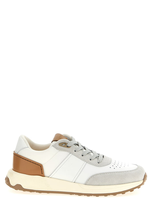 Tod's Running Sneakers for Men — White Leather & Suede