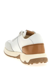Tod's Running Sneakers for Men — White Leather & Suede