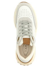 Tod's Running Sneakers for Men — White Leather & Suede