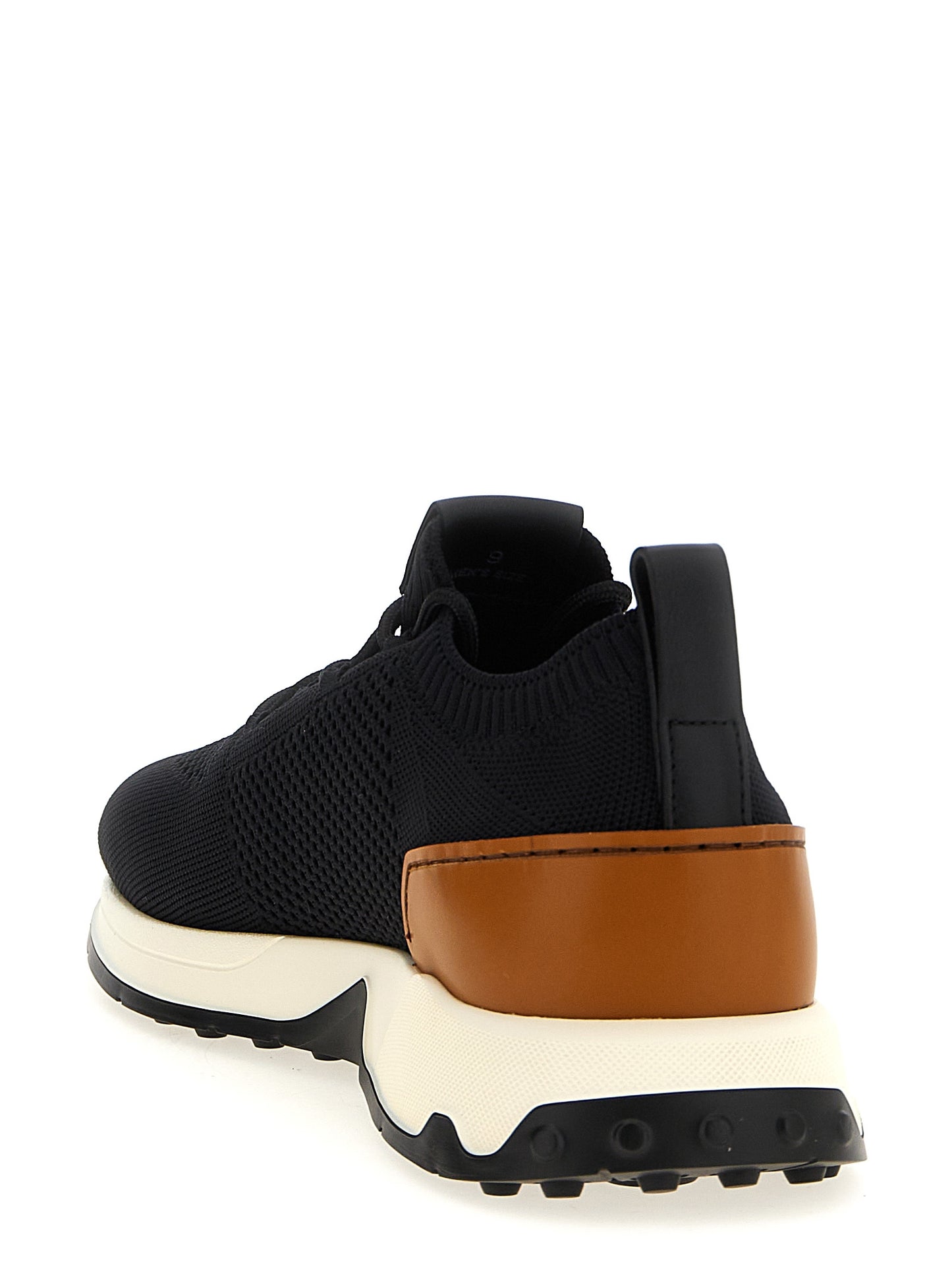 Tod's Socks Sneakers for Men — Black Technical Slip‑On