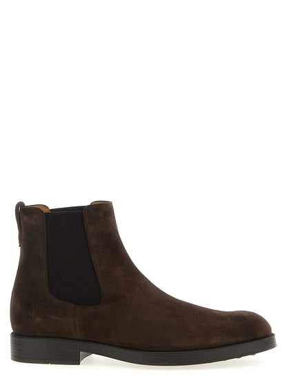 Tod's Chelsea Ankle Boots for Men – Suede Brown