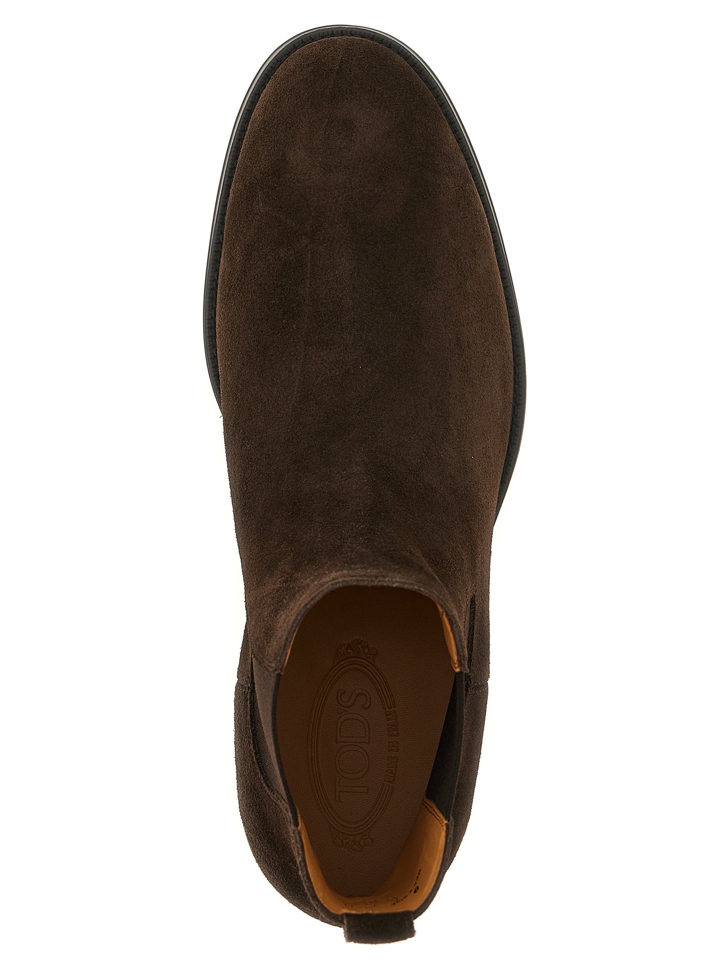Tod's Chelsea Ankle Boots for Men – Suede Brown