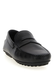 Tod's City Gommino Loafers — Black Moccasins for Men