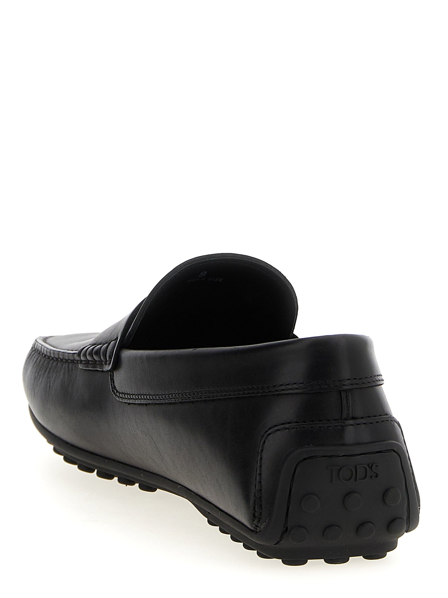 Tod's City Gommino Loafers — Black Moccasins for Men