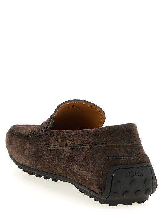Tod's City Gommino Moccasins for Men — Suede Loafers