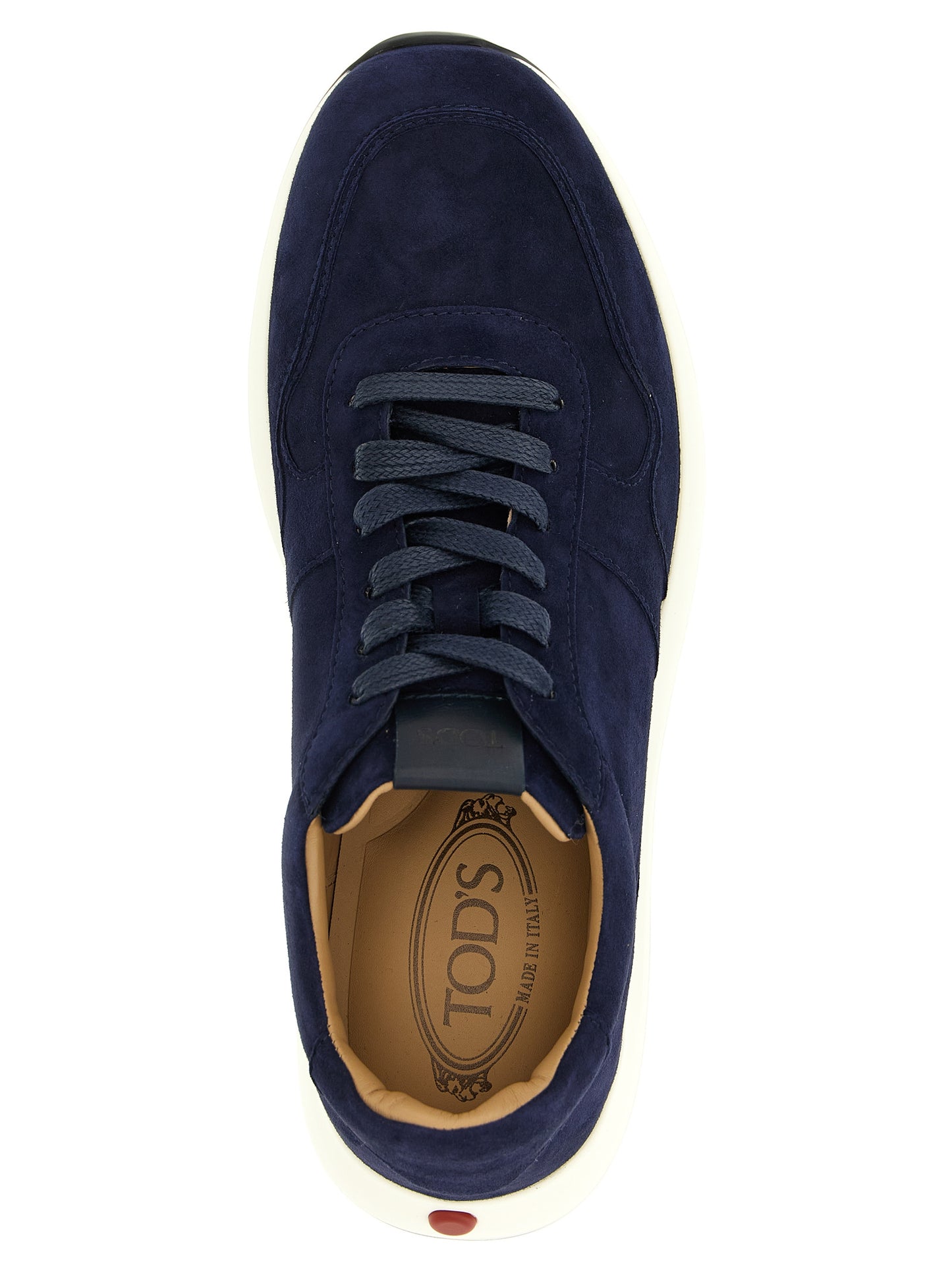 Tod's Red Dot Sneakers for Men – Blue Suede, From €420
