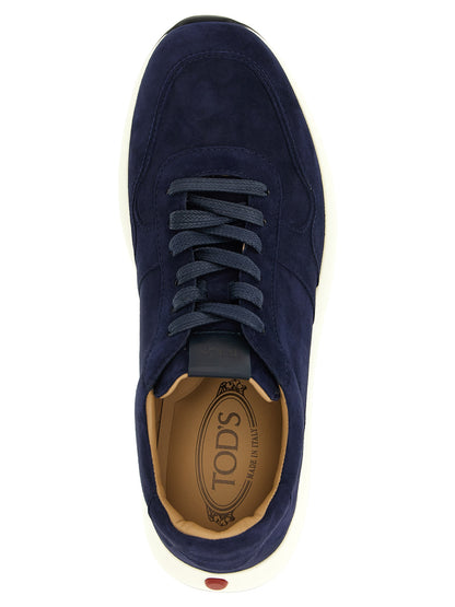 Tod's Red Dot Sneakers for Men – Blue Suede, From €420