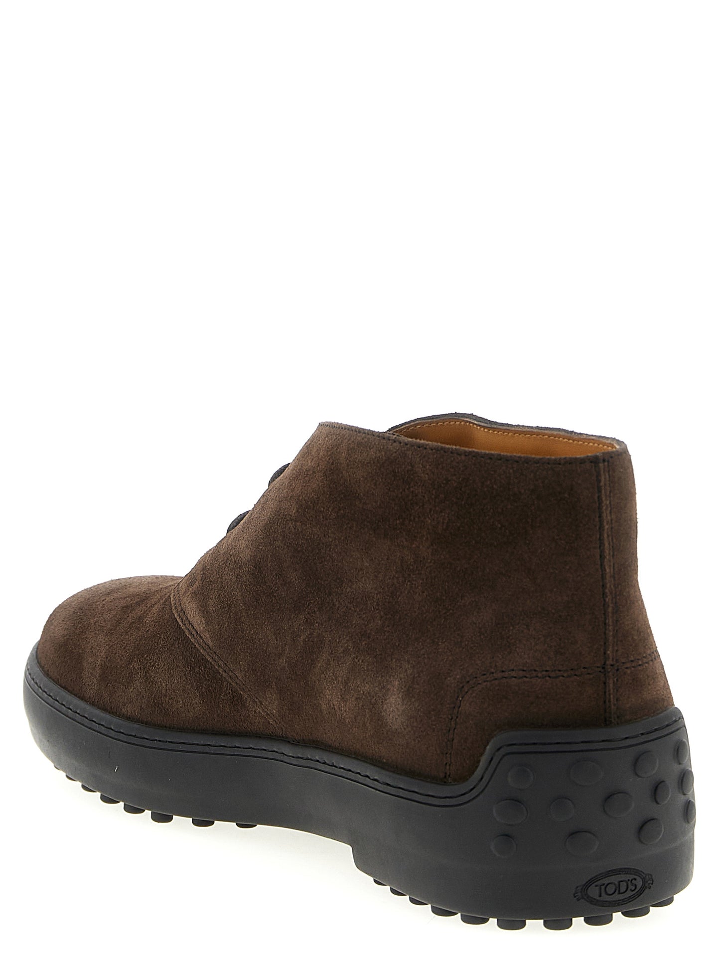 Tod's Winter Ankle Boots for Men — Suede Brown