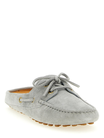 Tod's Gommino Sabots — Suede Flat Shoes for Women