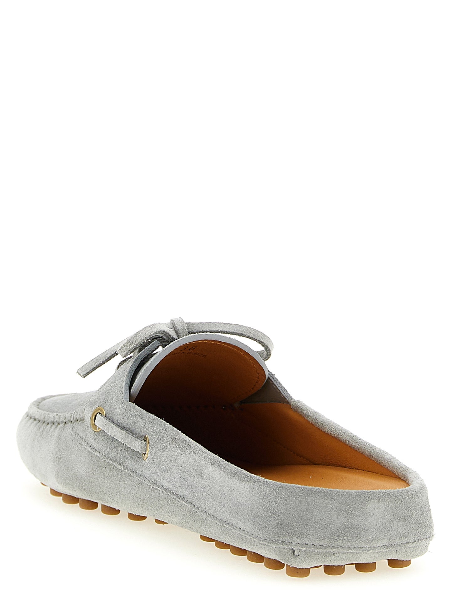 Tod's Gommino Sabots — Suede Flat Shoes for Women