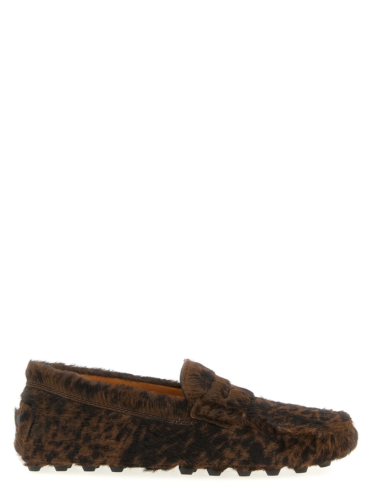 Tod's Gommino Macro Loafers — Brown Moccasins