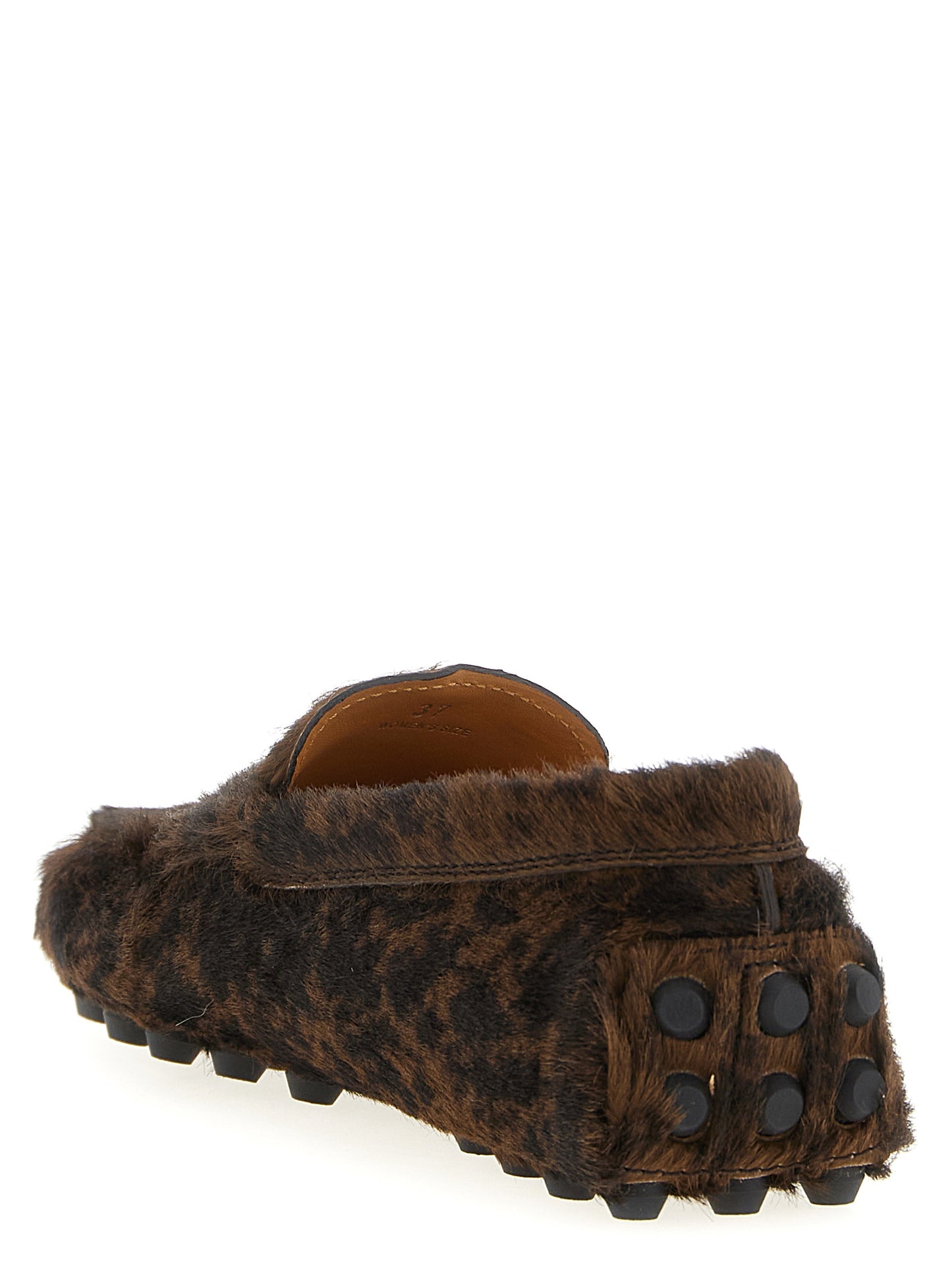 Tod's Gommino Macro Loafers — Brown Moccasins