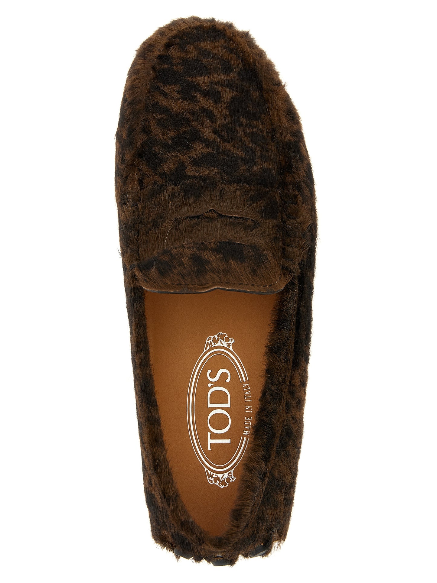 Tod's Gommino Macro Loafers — Brown Moccasins
