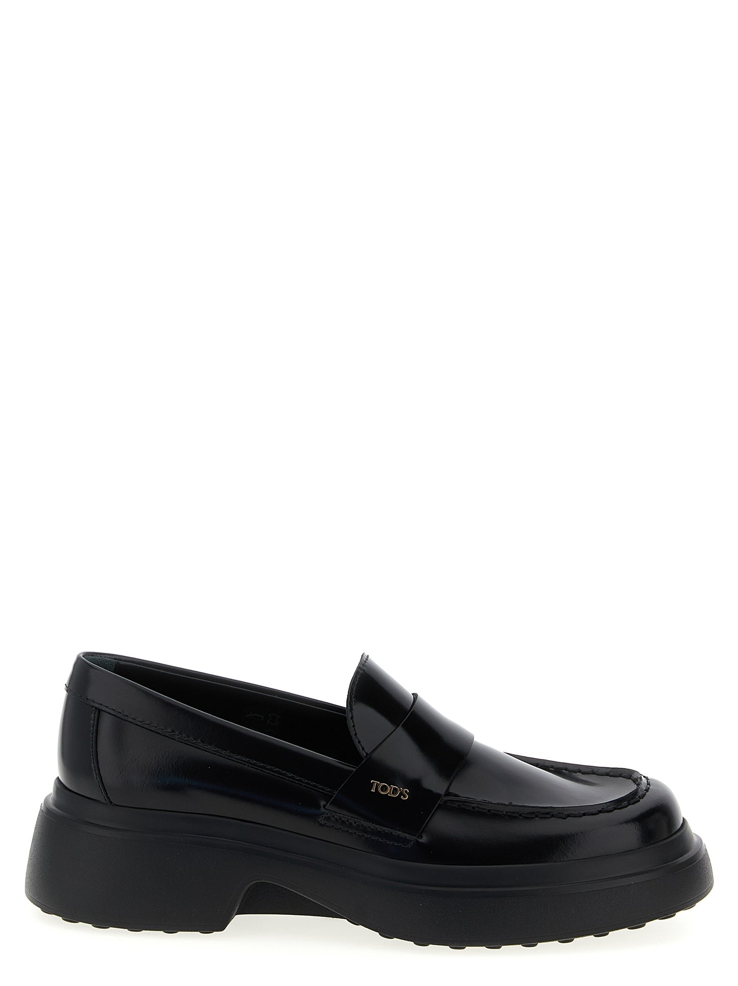 Tod's Leather Loafers - Women's Moccasins, Black