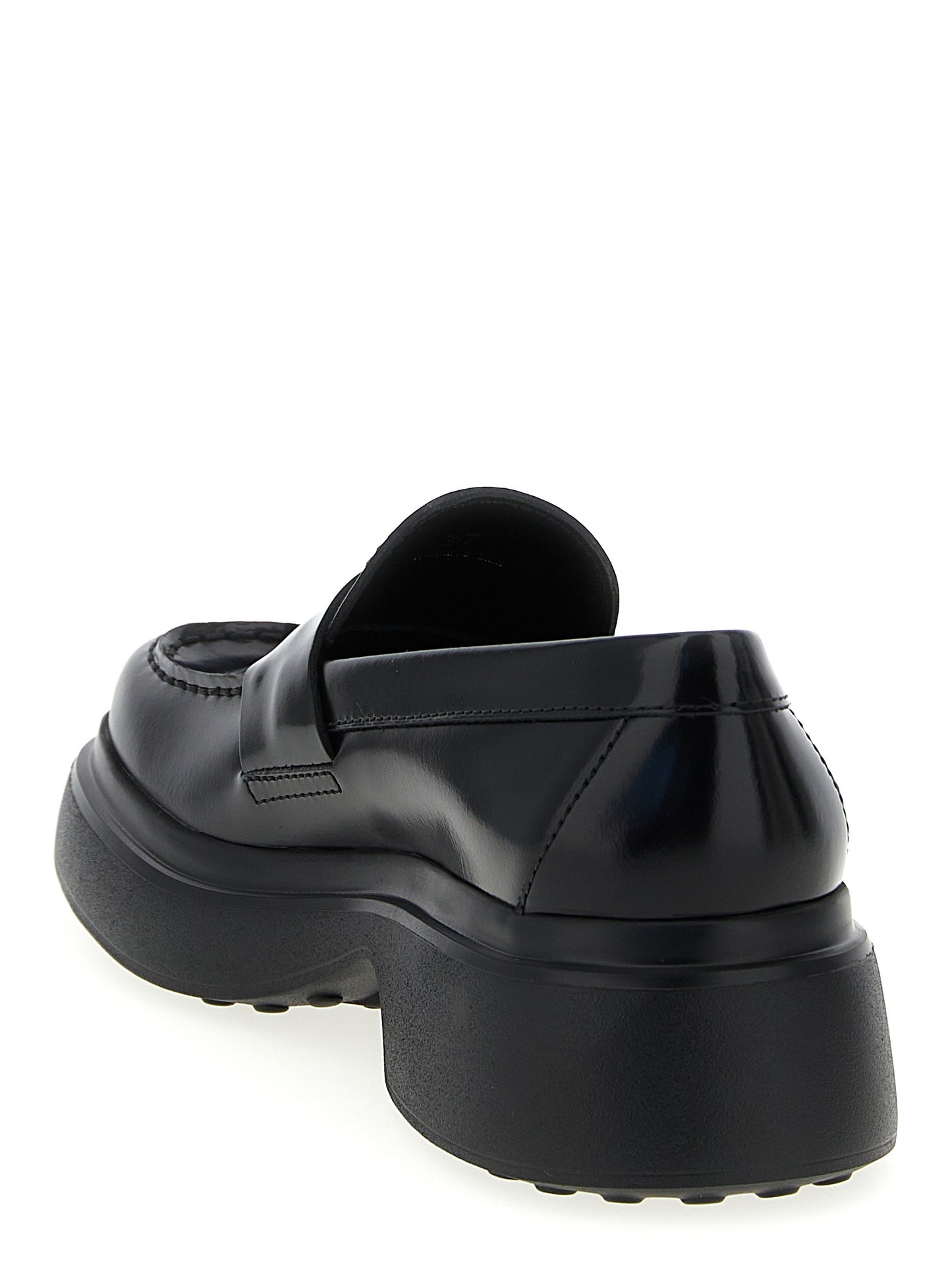 Tod's Leather Loafers - Women's Moccasins, Black