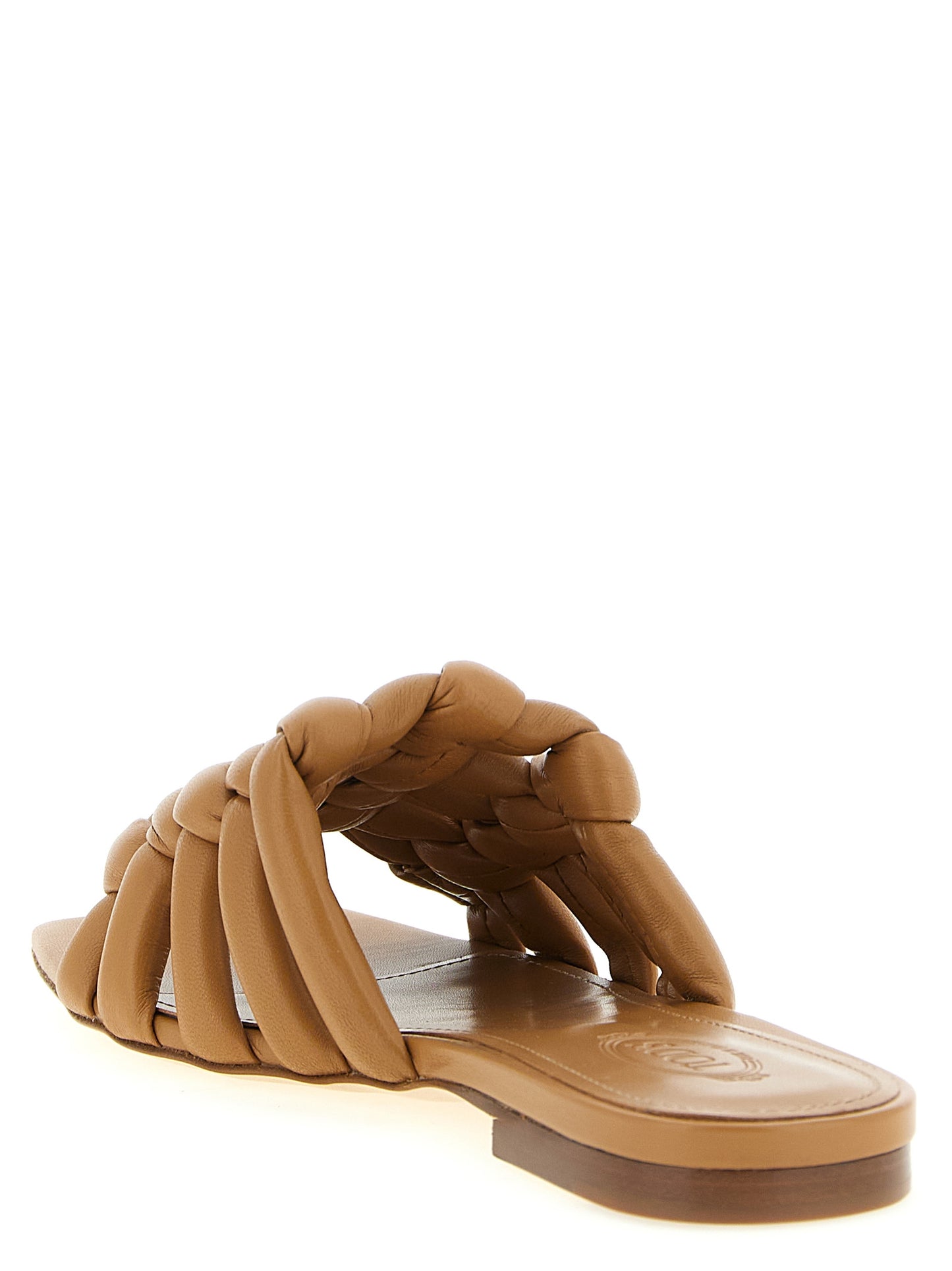 Tod's Nappa Sandals — Women's Brown Leather Sandals