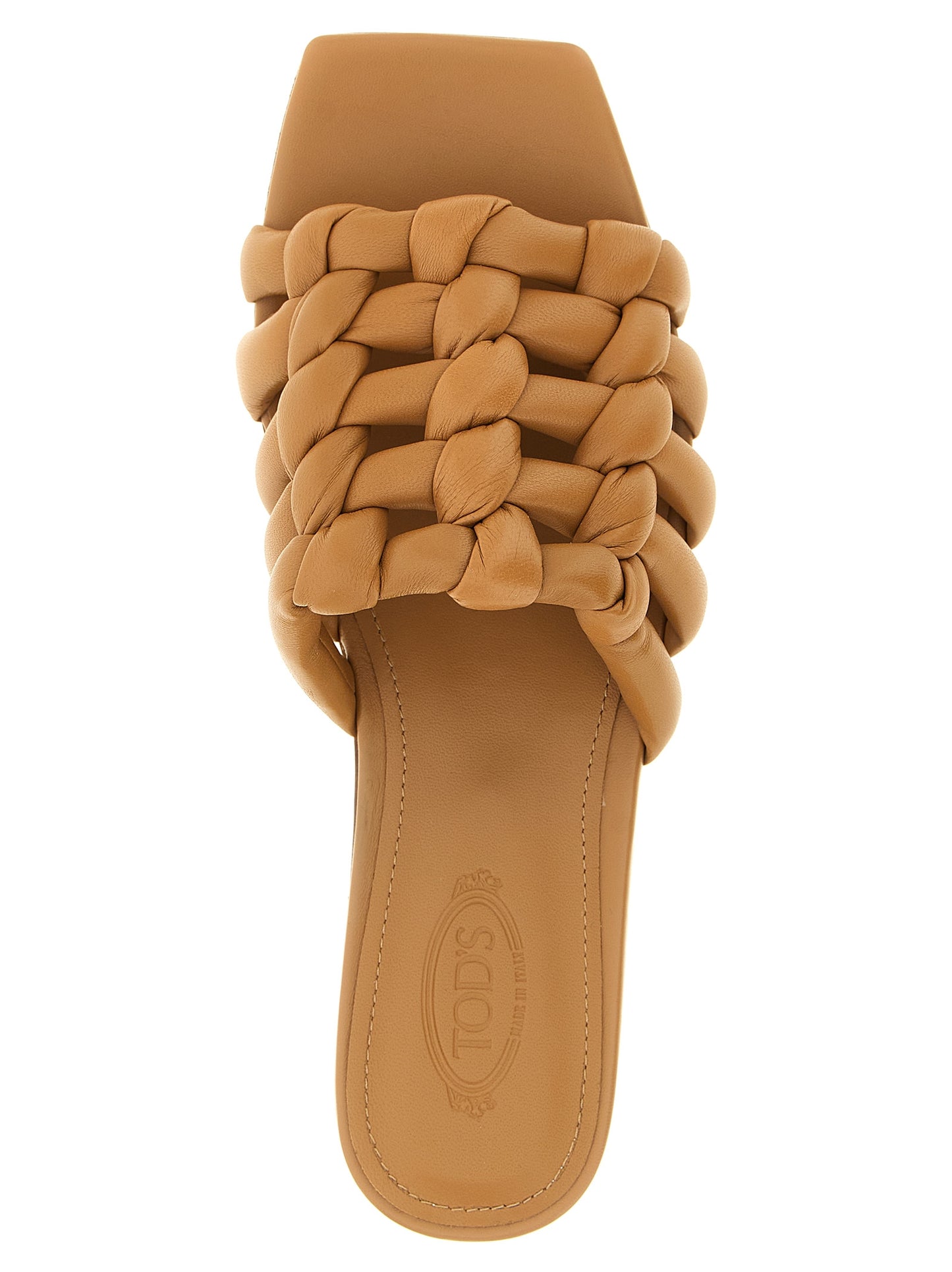 Tod's Nappa Sandals — Women's Brown Leather Sandals