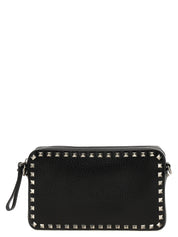 Valentino Garavani Rockstud Shoulder Bag — Black