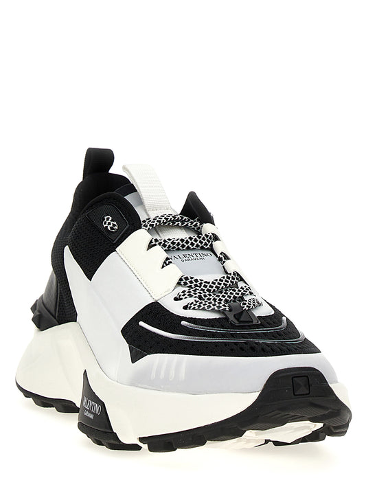 Valentino Garavani True Act Sneakers — White/Black