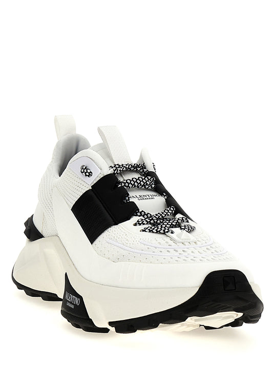 Valentino Garavani True Act Sneakers for Men — White/Black