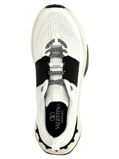 Valentino Garavani True Act Sneakers for Men — White/Black